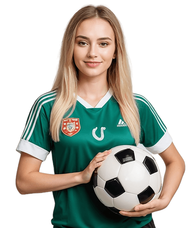 Football player holding a football